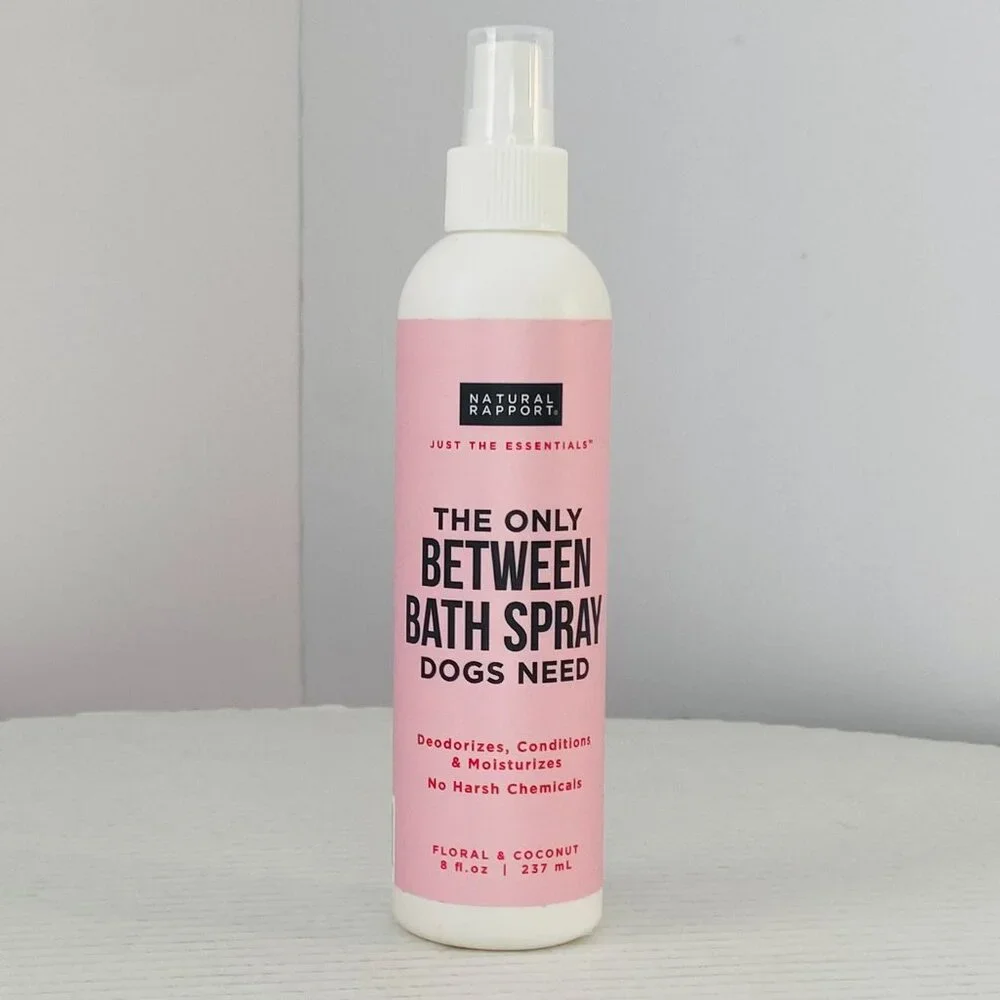 Natural Rapport The Only Between Bath Spray Floral-Coconut Dogs Need (8 fl.oz)
